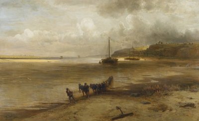 O Volga perto de Yuryevets, 1870 de Alexei Kondratjewitsch Sawrassow