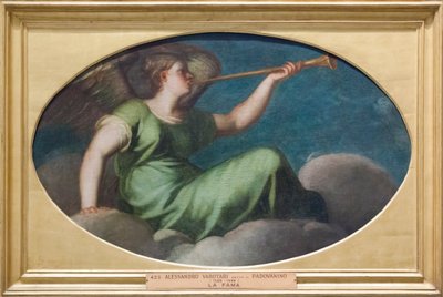 Fama (óleo sobre tela) de Alessandro (1588 1648) Varotari
