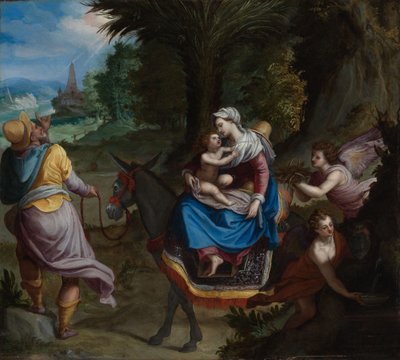 A fuga para o Egito de Alessandro Allori