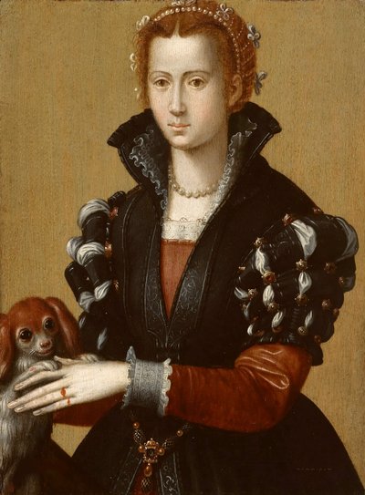 Retrato de Eleanor de Toledo (Eleonore de Tolede de Alessandro Allori