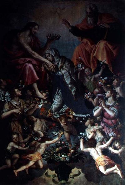 A Coroação da Virgem de Alessandro Allori