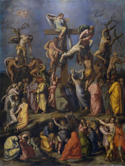 A Descida da Cruz, c. 1560 de Alessandro Allori