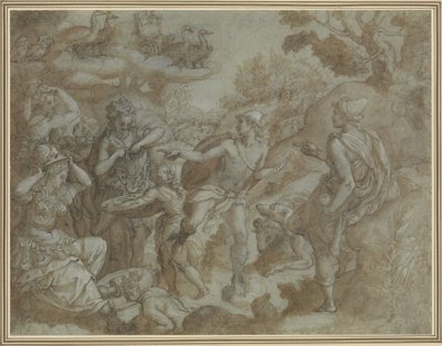 O Julgamento de Paris, 1583. de Alessandro Allori