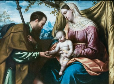 A Virgem e o Menino com São Roque de Alessandro Bonvicino Moretto