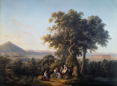A planície de Caserta de Alessandro Fergola