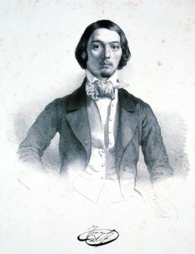 Adolfo Fumagalli (1828-56) (litho) de Alessandro Focosi
