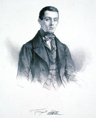 Disma Fumagalli (1826-93) (gravura) de Alessandro Focosi