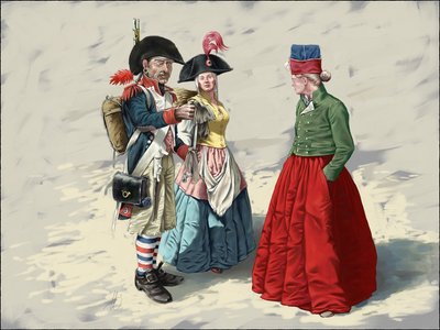 Fantassine e vivandieres de revolutionnaires, 2024 de Alessandro Lonati