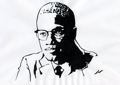 Malcolm X (1925-1965) Ativista afro-americano de Alessandro Lonati