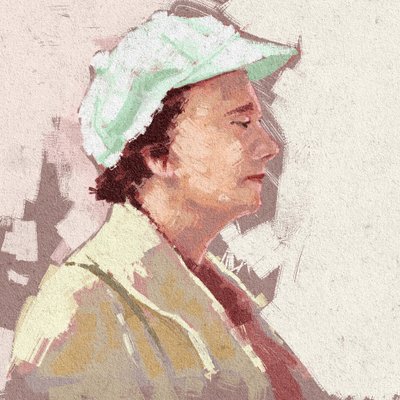 Retrato da cientista Rachel Carson, 2023 (ilustração) de Alessandro Lonati