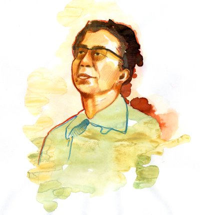 Retrato de Jiang Qing (1914-1991) Mulher de Mao Tse Tung (Retrato de Jiang Qing como Madame Mao) de Alessandro Lonati