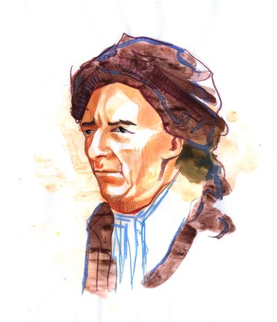 Retrato de Leonhard Euler (1707-1783) matemático e físico suíço (Retrato de Leonhard Euler matemático, físico, astrónomo, lógico e engenheiro suíço) de Alessandro Lonati