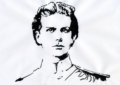 Retrato de Louis II de Baviere (Ludwig Otto Friedrich Wilhelm von Wittelsbach de Alessandro Lonati
