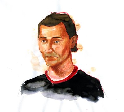 Retrato de Niccolo di Bernardo dei Machiavelli (Nicolas Machiavel de Alessandro Lonati