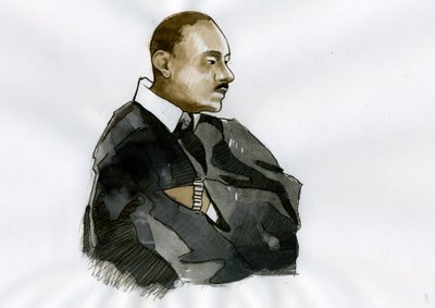 Retrato do Pastor Martin Luther King (1929-1968) Ilustração de Alessandro Lonati