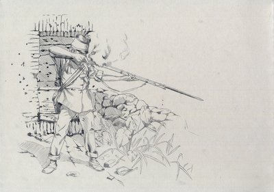 Segundo Império (1852-1870): soldado de infantaria, soldado do exército austríaco, Austro-Húngaro (Austro-Hungariano) de Alessandro Lonati