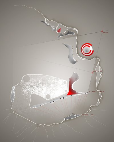Ucrânia atacada pela Rússia, 2022 (ilustração) de Alessandro Lonati