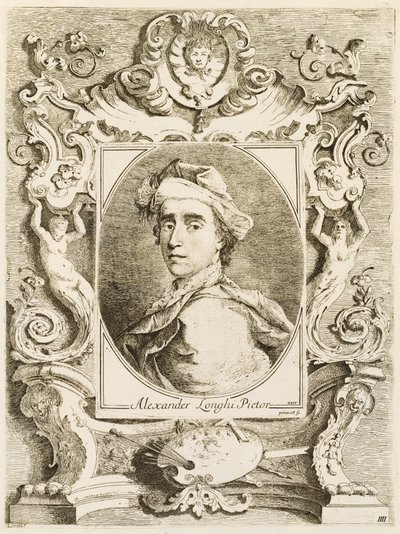 Compêndio das Vidas dos mais renomados pintores históricos venezianos do século atual com seus retratos tirados do natural delineados e gravados por Alessandro Longhi Veneziano de Alessandro Longhi and Italian 18th Century
