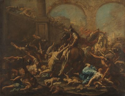 Massacre dos Inocentes de Alessandro Magnasco
