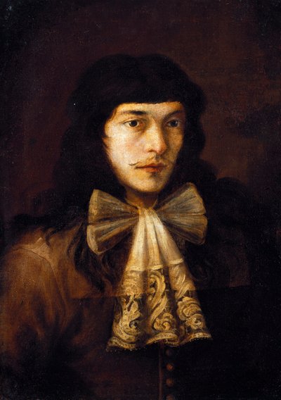 Auto-retrato quando jovem de Alessandro Magnasco