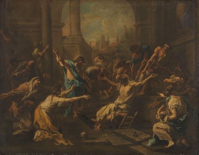 A Ascensão de Lázaro de Alessandro Magnasco