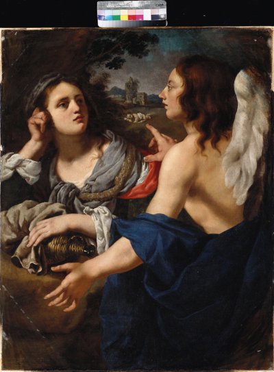 Hagar e o anjo de Alessandro Rosi
