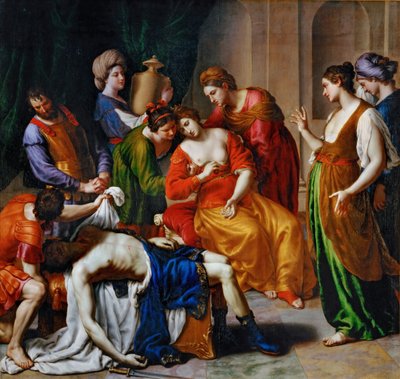 A morte de Cleópatra de Alessandro Turchi