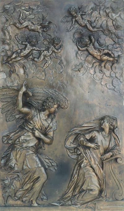 A Anunciação, c. 1583. de Alessandro Vittoria