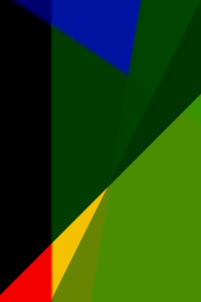 Acclivity, 2016, (digital, gradiente) de Alex Caminker
