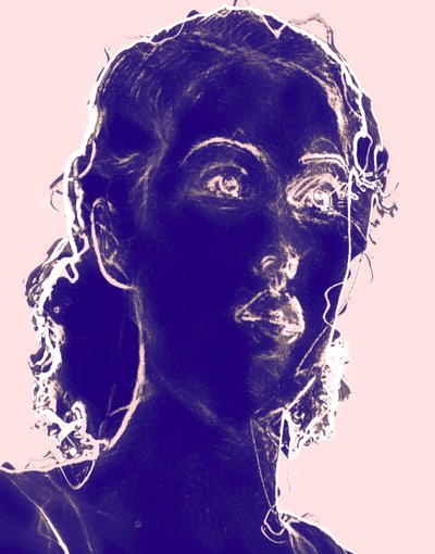 Aurora (noite), 2020, (mídia mista) de Alex Caminker