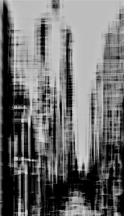 Cidade, 2020 (mídia mista) de Alex Caminker