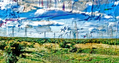 Oceano,2019,(meios mistos) de Alex Caminker