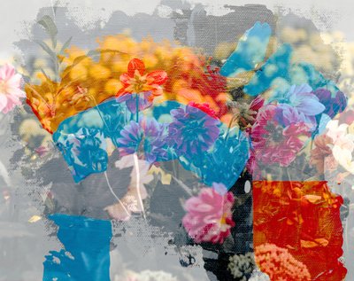 Arco-íris,2019,(meios mistos) de Alex Caminker