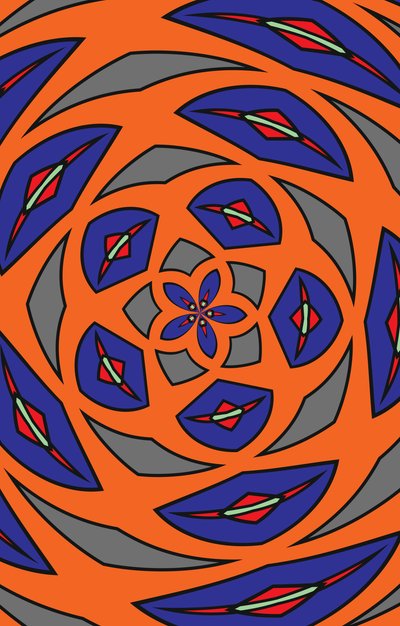 arabesco #27,2019,(mixed media) de Alex Caminker