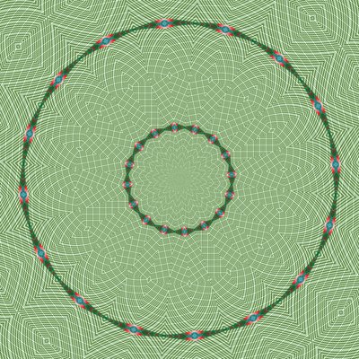 arabesco #3,2019,(mixed media) de Alex Caminker
