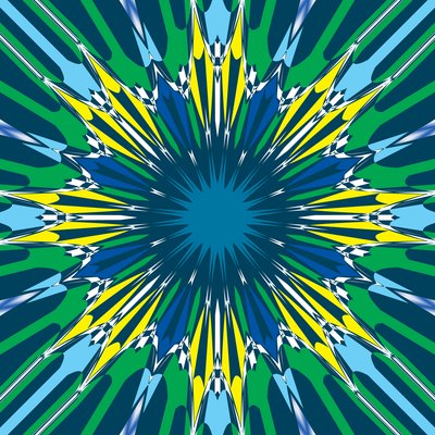 azul,2019,(meios mistos) de Alex Caminker