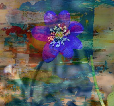 nota azul II,2019,(colagem) de Alex Caminker