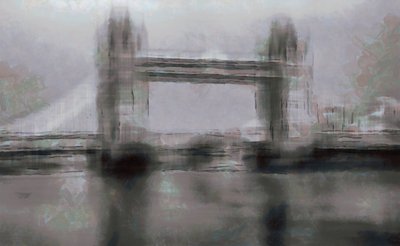 bridge,2019,(mixed media) de Alex Caminker