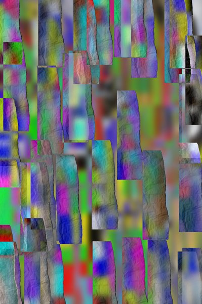 etude #24,2019,(mixed media) de Alex Caminker