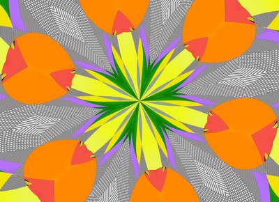 flores #108.2019,(mistura de meios) de Alex Caminker
