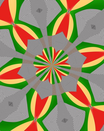 flores #112,2019,(mistura de meios) de Alex Caminker