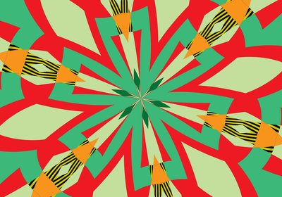 flores #29,2019,(mistura de meios) de Alex Caminker