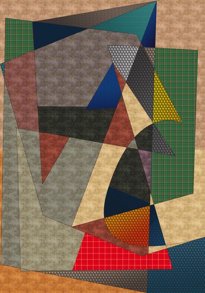 paisagem #33,2019,(mixed media) de Alex Caminker