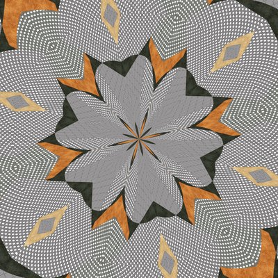 ornamento #70,2019,(mixed media) de Alex Caminker
