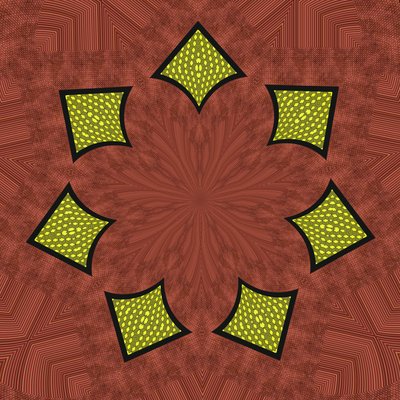 ornamento #8,2019,(mixed media) de Alex Caminker