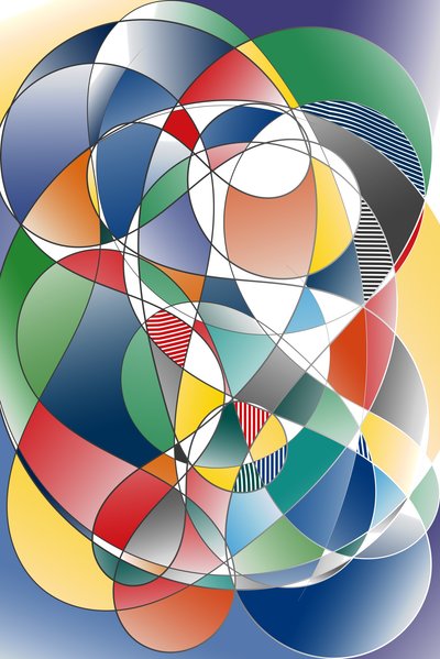 presença de vácuos,2019,(gradiente) de Alex Caminker