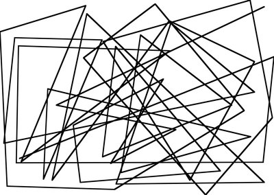 linha de string como um cubismo,2017,(mixed media) de Alex Caminker