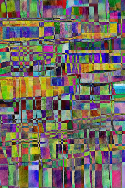 estrutura a,2019,(meios mistos) de Alex Caminker