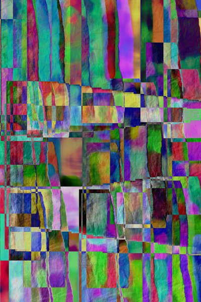 estrutura b,2019,(meios mistos) de Alex Caminker