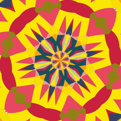 simetria #15,2019,(mixed media) de Alex Caminker